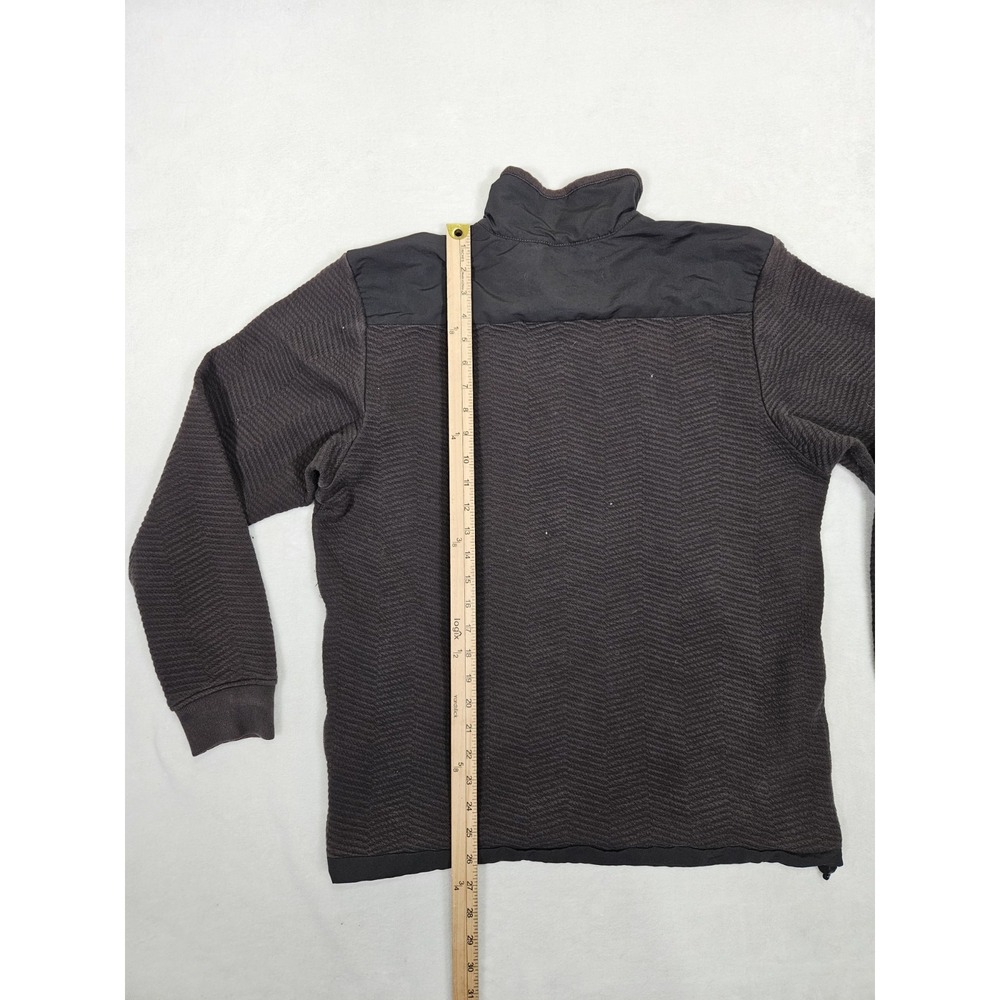 Helly Hansen Sweater Sz Medium Black Lillo Pullover Quilted Snap Long Sleeve - Picture 6 of 8